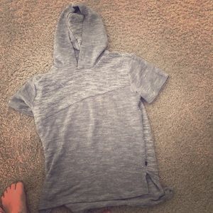 Boys tee with a hood